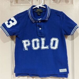 Vintage Polo Ralph Lauren Toddler Blue Shirt 3T